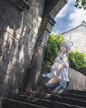 网红COS 南桃Momoko – 洛天依花语嫣然