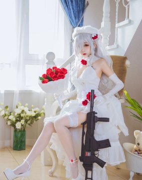 Cosplay日奈娇 g36c 礼服