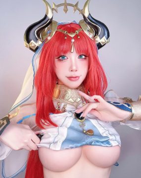 网红COS 水淼aqua – 原神 妮露