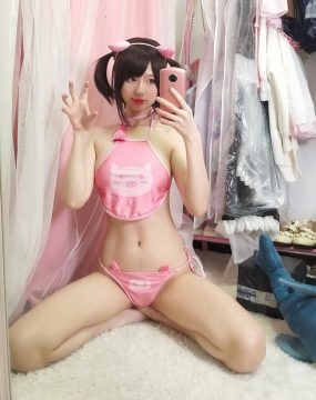 NAGISA魔物喵[fantia] – Pink pig