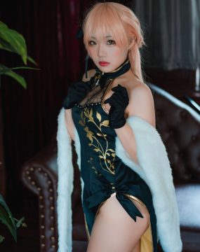 网红COS Mime弥美 – 少女前线 OTS-14 紫雨心