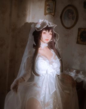 白嫩美少女鬼畜瑶 – 婚纱